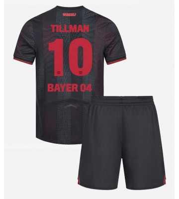 Bayer Leverkusen Malik Tillman #10 Dětské Domácí Dres 2025-26 Krátký Rukáv (+ trenýrky)